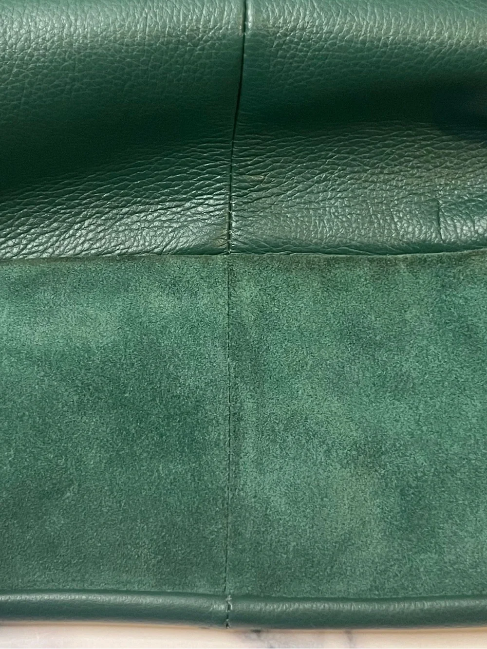 B Makowsky, Snakeskin Green Suede & Leather Shoulder Purse/Handbag Hobo